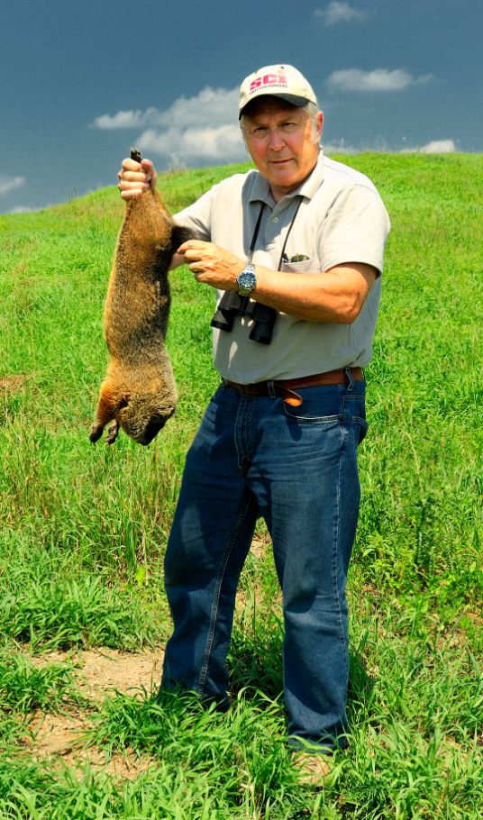 On a balmy summer day, this woodchuck was the result of all the time and research put into handloading Stan’s custom rifle.